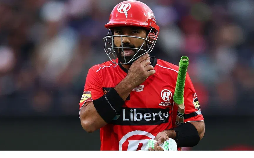 Mohammad Rizwan fails to fire against Hobart Hurricanes; takes 26 balls for 32 in Big Bash League